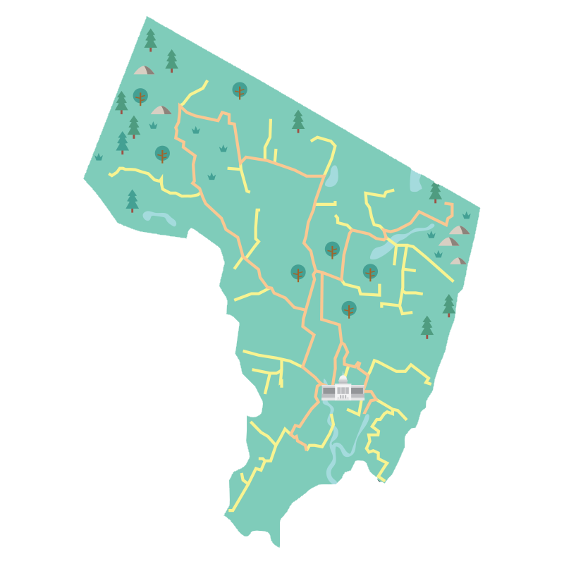 Bergen County Map